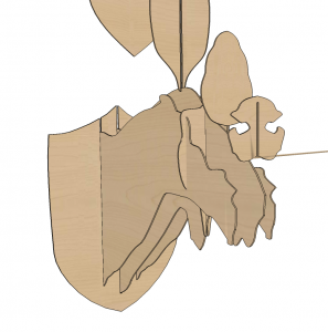 How to make your own Cardboard Box Moose Head Wall Hanging